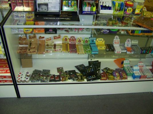 Local Store shelf where Synthetic drugs are sold