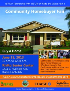 RSVP @ www.homefair.eventbrite.com or call 909-988-5979