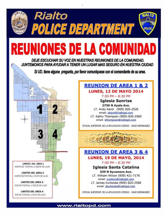 Area Command 2014 Span May