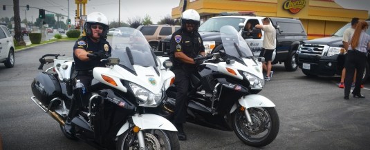 Corporal Russo on his Police Bike 