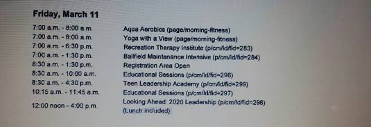 Conference Schedule 3